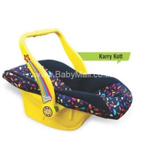 Panda Plastic & Soft Cloth Baby Carry Cot 